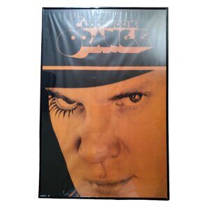 vintage xonex 1995 repop "clockwork orange" movie theater poster